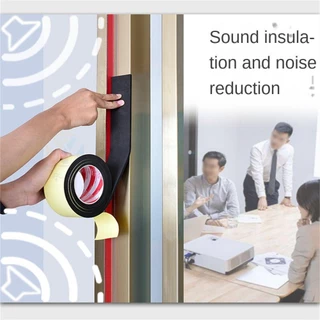 IFAYSHOW 10M โฟมฟองน้ําเทปด้านเดียว Drught Excluder Anti-collision Weather Stripping