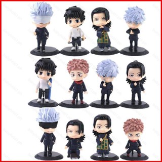 โมเดลฟิกเกอร์ Jujutsu Kaisen Satoru Gojo Geto Suguru Okkotsu Yuta Yuji ของเล่นสําหรับเด็ก จํานวน 12 ชิ้น