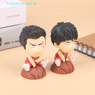 Trillioncatalpa ฟิกเกอร์การ์ตูนอนิเมะ Slam Dunk Q Version Big Head Five Tigers สําหรับประดับรถยนต์