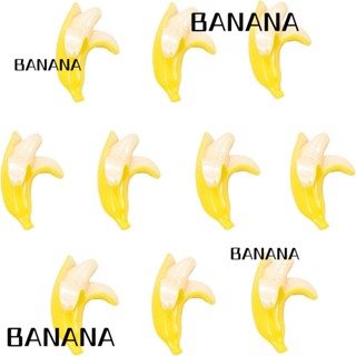 Banana1 กล้วยเทียมเรซิ่น 20 มม. X 32 มม. อุปกรณ์เสริม สําหรับโทรศัพท์มือถือ 30 ชิ้น