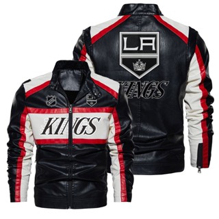 LA Kings team custom jacket windproof leather game long-sleeved thin rainproof jacket