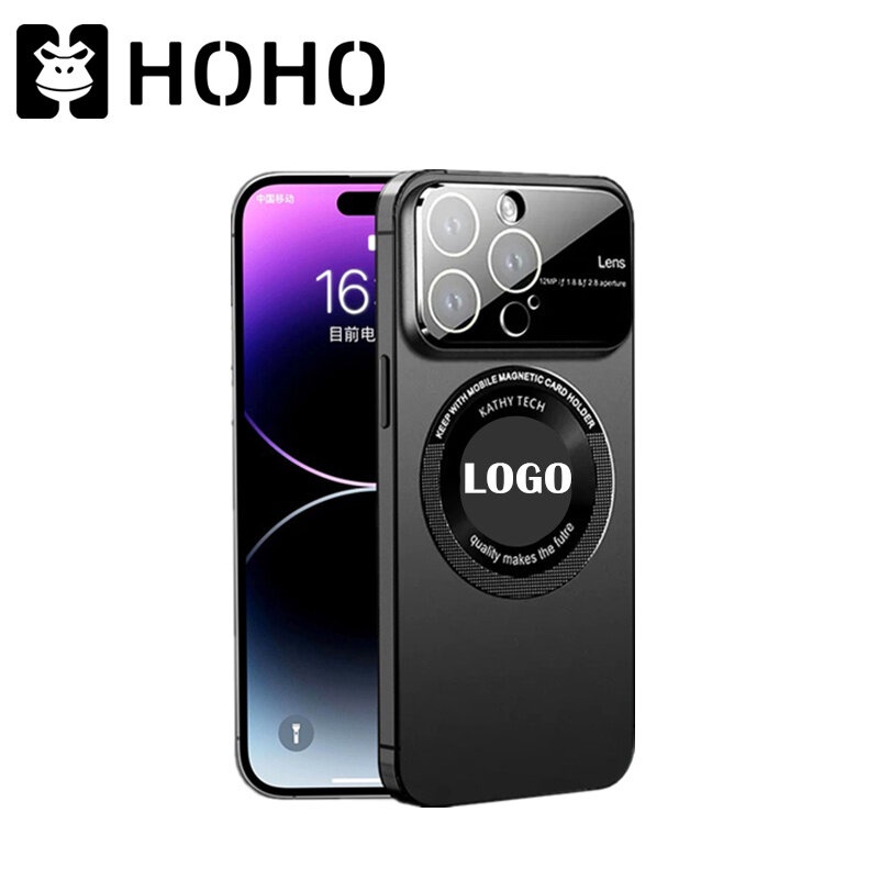 DS หน้าต่างขนาดใหญ่ Magnetic Case ใช้สำหรับ iPhone 13 14 Pro Max Plus แรงดึงดูดของแม่เหล็ก เคส เคสแม่เหล็ก เคสไอโฟน
