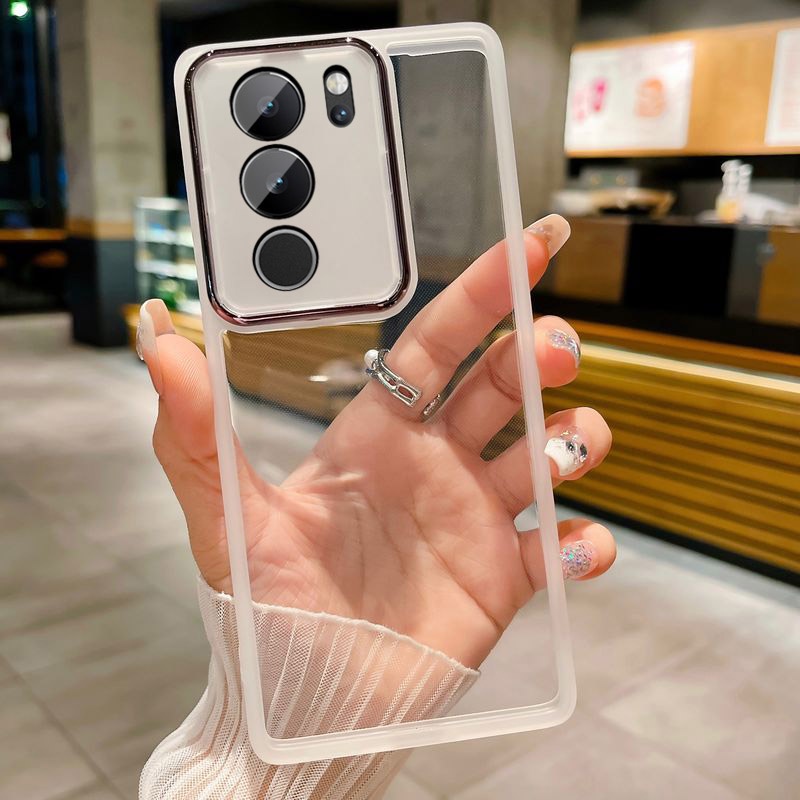 เคสโทรศัพท์มือถือ ซิลิโคนนิ่ม แบบใส ทรงสี่เหลี่ยม แฟชั่น สําหรับ Vivo V29 5G V29Pro V29E V29Lite 202