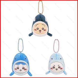 จี้ตุ๊กตาปลาวาฬ ปลาฉลามน่ารัก สีฟ้า สไตล์ญี่ปุ่น ของเล่นสําหรับเด็ก