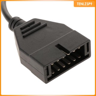 [tenlzsp9] อะแดปเตอร์เชื่อมต่อสายเคเบิล 10 นิ้ว 12 Pin OBD1 Pin 1 ชิ้น