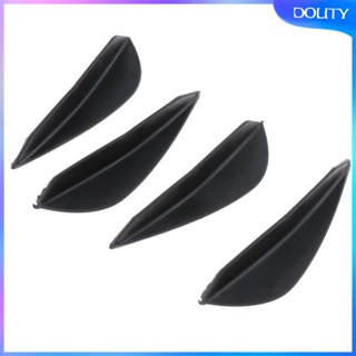 [dolity] ชุดสปอยเลอร์คาร์บอนไฟเบอร์ สีดํา 4 ชิ้น ต่อชุด