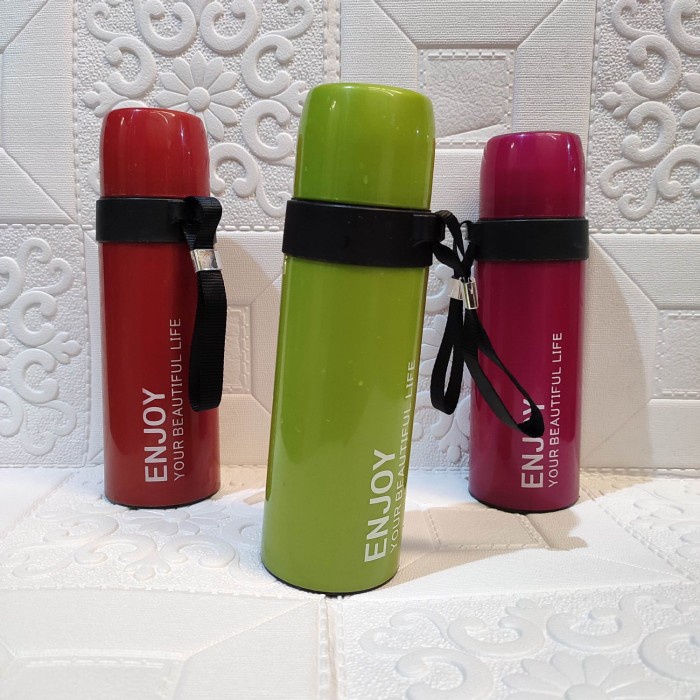 Enjoy Beautifull Your Day ขวดแก้ว ขวดน้ําดื่มแก้ว Tumblr - สินค้า