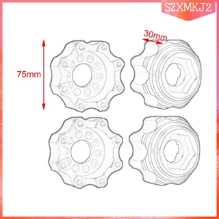 [szxmkj2] อะแดปเตอร์ดุมล้อ แกนหกเหลี่ยม สําหรับอัพเกรดรถบรรทุก 1/7 4 ชิ้น
