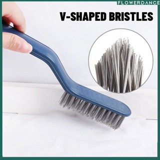 แปรงทำความสะอาดห้องน้ำ Gap Brush 2 In 1 คลิปเล็ก แปรงหวีผม แปรงหน้าต่าง ห้องครัว แปรงขัดพื้นเอนกประสงค์ ดอกไม้