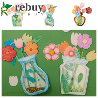 Rebuy แจกันดอกไม้กระดาษ งานฝีมือ DIY สําหรับแม่ และลูก