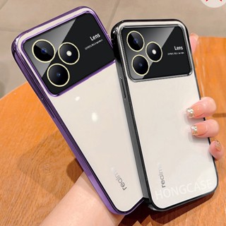 เคสโทรศัพท์มือถือแบบนิ่ม TPU ใส กันกระแทก กันรอยเลนส์กล้อง สําหรับ realme C53 C51 NFC C 51 53 realmeC53 realmeC51 4G 2023