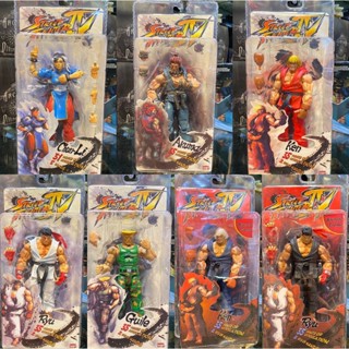 ฟิกเกอร์อนิเมะ Neca Street Fighter GUILE Ryu Ken GOUKI ของเล่นสําหรับเด็ก