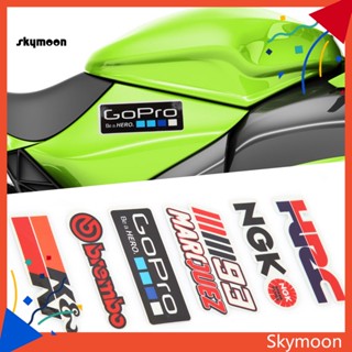 Skym* สติกเกอร์ มีกาวในตัว หลากสี สําหรับติดตกแต่งรถมอเตอร์ไซค์ 5 ชิ้น