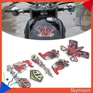 Skym* สติกเกอร์ กันน้ํา พิมพ์ลาย สําหรับตกแต่งรถยนต์ DIY 5 ชิ้น ต่อชุด