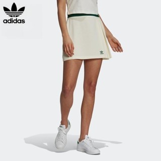 Adidas ของแท้ 100% กระโปรงพลีท ระบายอากาศ ขนาดเล็ก เหมาะกับฤดูร้อน สําหรับผู้หญิง H56434