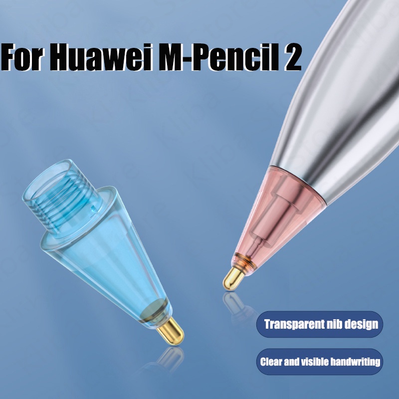 หัวปากกาสไตลัส แบบใส หลากสี อุปกรณ์เสริม สําหรับ Huawei M-Pencil 2 M-Pencil2