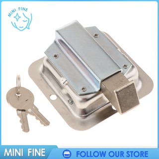 [ Toolbox Paddle Lock Latch w 2 Key สําหรับ Camper Trailer RV ประตูตู้