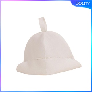 [dolity] หมวกซาวน่า Fedora อเนกประสงค์ สําหรับอาบน้ํา นึ่ง