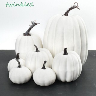 Twinkle1 โมเดลฟักทองจําลอง 7 ชิ้น สําหรับตกแต่งปาร์ตี้ฮาโลวีน DIY