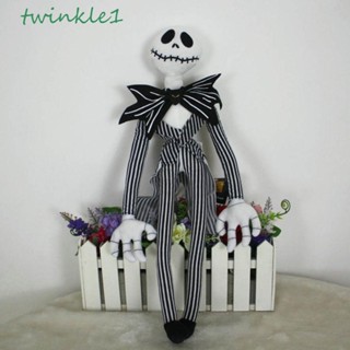 Twinkle1 ตุ๊กตาโครงกระดูก แจ็คฟองน้ํา ขนนิ่ม 50 ซม. สําหรับตกแต่ง