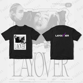 ใหม่ เสื้อยืดลําลอง ผ้าฝ้าย แขนสั้น คอกลม พิมพ์ลาย Kpop BANGTAN V Love Layover สําหรับผู้ชาย และผู้หญิง 2023