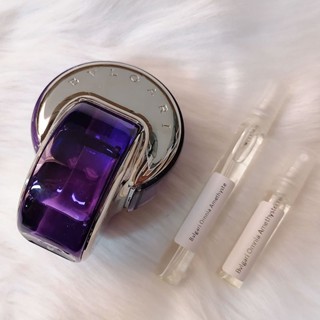 [🎀100%สปอตของแท้ ✅จัดส่งที่รวดเร็ว] Bvlgari Omnia Amethyste | Omnia Crystalline | Pink Sapphire EDT 5ml/10ml