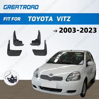 บังโคลนหน้า และหลัง อุปกรณ์เสริมรถยนต์ สําหรับ Toyota Vitz 2003 04 05 06 07 08 09-2023 4 ชิ้น