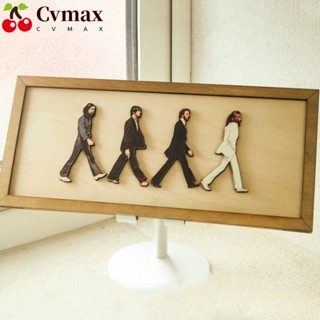 Cvmax กรอบรูปไม้ ทรงสี่เหลี่ยมผืนผ้า สําหรับแขวนตกแต่งผนังบ้าน