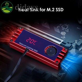 ฮีทซิงค์คูลเลอร์ M.2 SSD พร้อมพัดลมระบายความร้อนเทอร์โบ