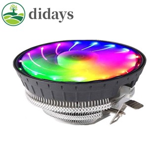 พัดลมระบายความร้อน CPU ไฟ LED RGB 1800RPM สําหรับแล็ปท็อป