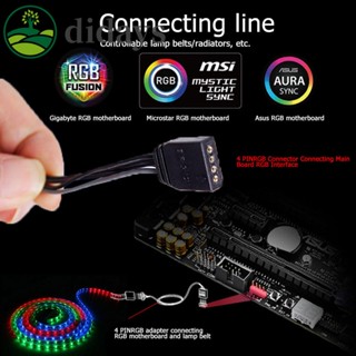 สายเคเบิ้ลเชื่อมต่อ 12V 4Pin 5V 3Pin RGB สําหรับเมนบอร์ด Giga Microstar A-sus