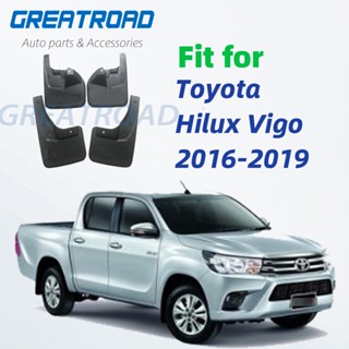 บังโคลนหน้า และหลัง อุปกรณ์เสริม สําหรับ Toyota Hilux Vigo 2016-2019 4 ชิ้น