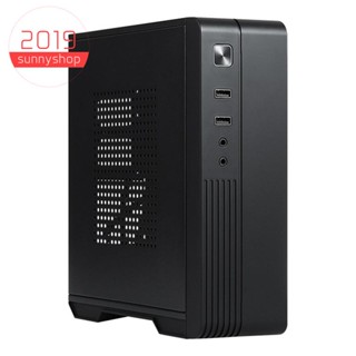 เคสคอมพิวเตอร์ MX02 Mini ITX HTPC Host Chassis USB2.0 ITX Enclosure Industrial Control Chassis สําหรับสํานักงาน