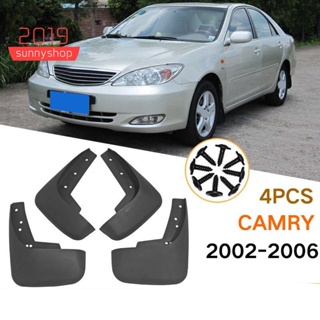 บังโคลนหน้า หลัง อุปกรณ์เสริม สําหรับรถยนต์ Toyota Camry 2002-2006 4 ชิ้น