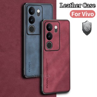 เคสโทรศัพท์มือถือหนังนิ่ม กันกระแทก กันรอยนิ้วมือ แฟชั่น สําหรับ Vivo V29 2023 Vivov29 5G V 29 29V V27 S17 Pro V2237 V2250 5G V27e 4G