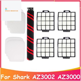 แปรงลูกกลิ้ง แผ่นกรอง HEPA สําหรับเครื่องดูดฝุ่น Shark AZ3002 AZ3000 9 ชิ้น