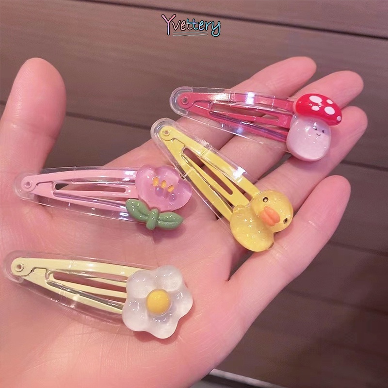 ส่งเร็ว 1บาทกิ๊บติดผมรูปดอกไม้น่ารักสีหวานสีลูกกวาดนักเรียนเด็กเครื่องประดับผม.ร้านค้าไทย