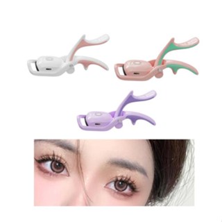 Electric Eyelash Curler Electric Heated Eyelash Curling Beauty Makeup Tool Long Lasting Lash Lifting USB Rechargeable Power-Off Protection for Quick Natural Curling