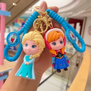 พวงกุญแจ จี้ตุ๊กตาอนิเมะ Frozen Anna Elsa Kristoff Olaf สําหรับห้อยกระเป๋า รถยนต์ คริสต์มาส วันเกิด