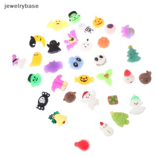 [jewelrybase] ของเล่นบีบสกุชชี่ รูปต้นคริสต์มาส สโนว์แมน ค้างคาว ผี สําหรับคลายเครียด 2 ชิ้น