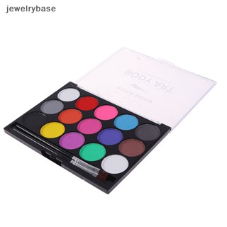 [jewelrybase] ชุดเครื่องมือแต่งหน้า เพ้นท์สีน้ํามัน 15 สี สําหรับปาร์ตี้ฮาโลวีน