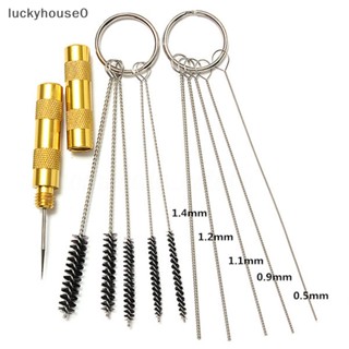 Luckyhouse0^^ ชุดเครื่องมือซ่อมแซมแอร์บรัช สเตนเลส 11 ชิ้น