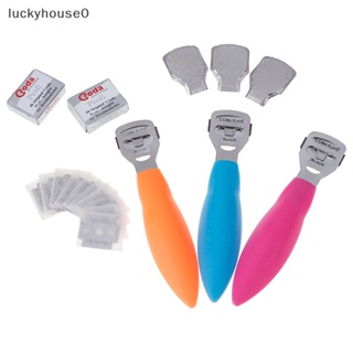 Luckyhouse0^^ มีดโกนหนวด ดูแลผิวเท้า 10 ใบมีด