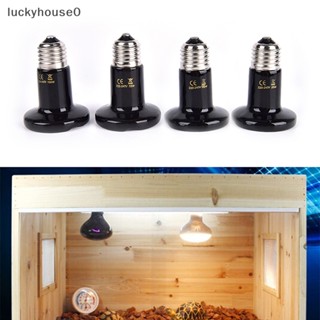 Luckyhouse0^^ หลอดไฟเซรามิคอินฟราเรด แบบหนา สําหรับสัตว์เลี้ยง สัตว์เลื้อยคลาน *ใหม่