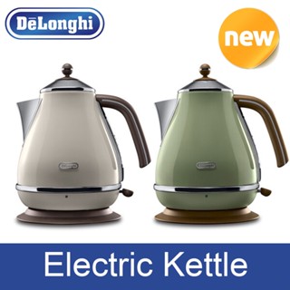 DeLonghi KBOV2001 Electric Kettle with Filter Drip Coffee Tea Maker Home Cafe