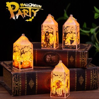 1pcs/4pcs Tea Light Mini For Home Party Porch House Bar Halloween Decoration Vintage Castle Led Candles Party Supplies Halloween Lamp