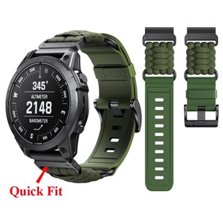 สายเชือกไนล่อนถัก ระบายอากาศ 26 มม. สําหรับ Garmin Instinct 2X D2 Delta PX D2 Bravo D2 Charlie Enduro 2