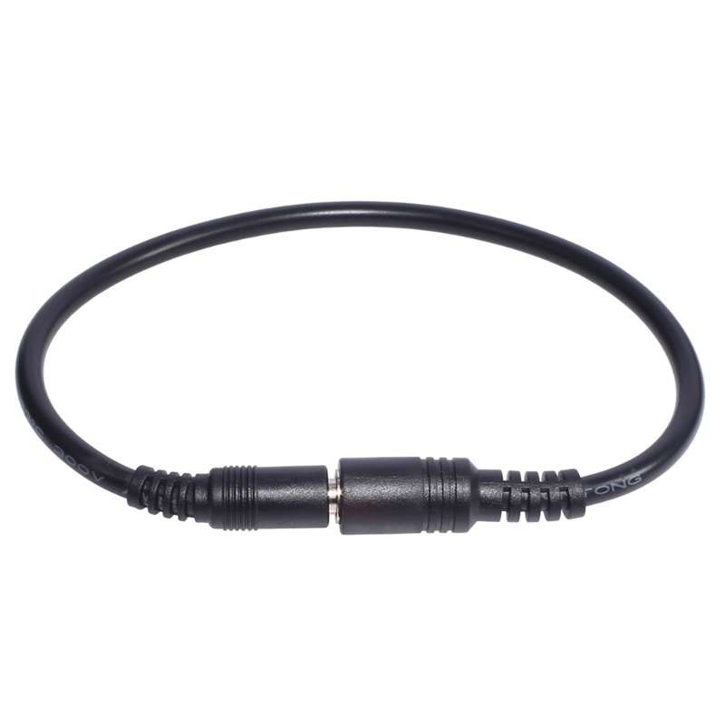 WU แล็ปท็อปอะแดปเตอร์ชาร์จสายไฟ Double Ended DC6 5mmx4 4mm สายไฟสีดํา