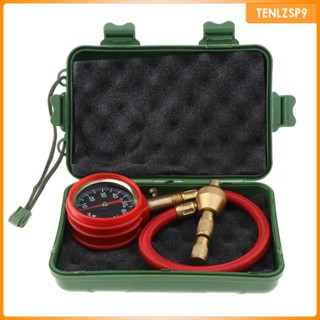 [tenlzsp9] เกจวัดความดันลมยาง พร้อมท่อ ยืดหยุ่น และที่ปล่อยลมยาง 5-70PSI YX 098