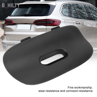 B_HILTY 51128402327 สำหรับ E53 X5 2000-2006 สีดำด้านหลังกันชน Tow Bar Cover Trim Flap Trailer Hitch